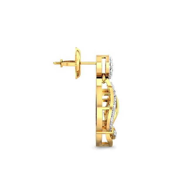 The Shine Gold Earring | BIS Hallmark