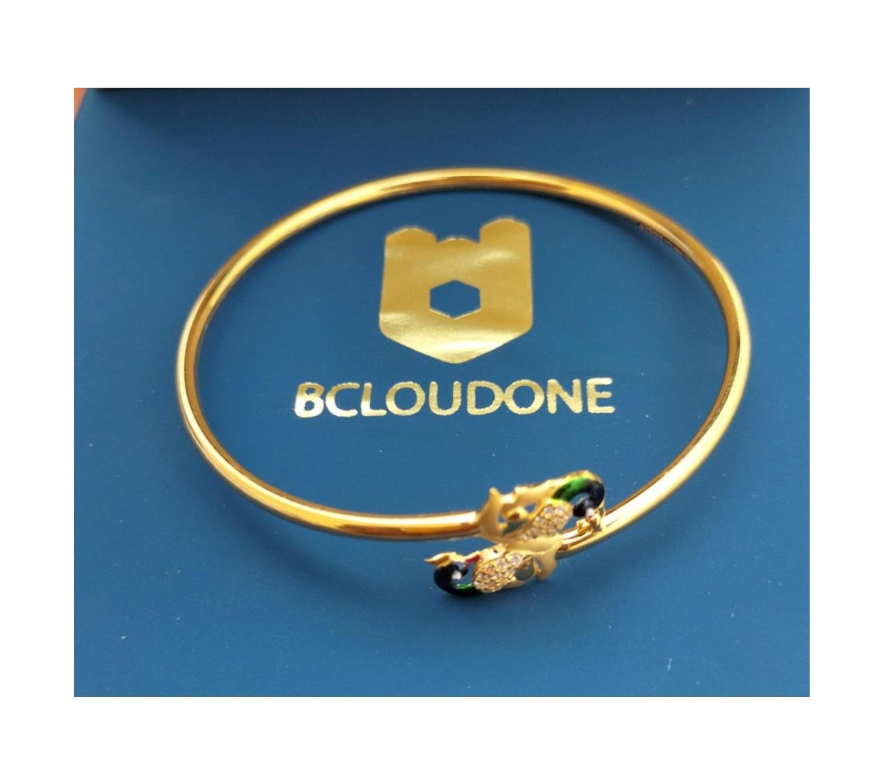 Peacock Ladies Bangle (Gold 22k Yellow)